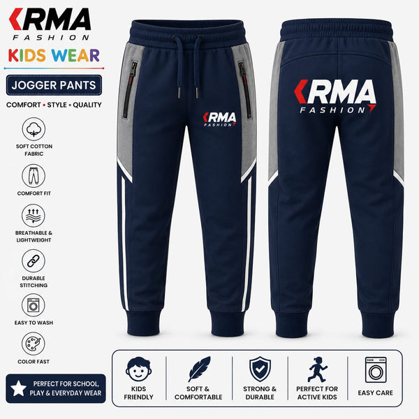 KRMA Fashion Kids Jogger Pants – Premium Cotton Casual & Sports Trousers