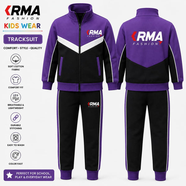 Custom Kids Tracksuit Manufacturer | OEM & Private Label | KRMA Fashion