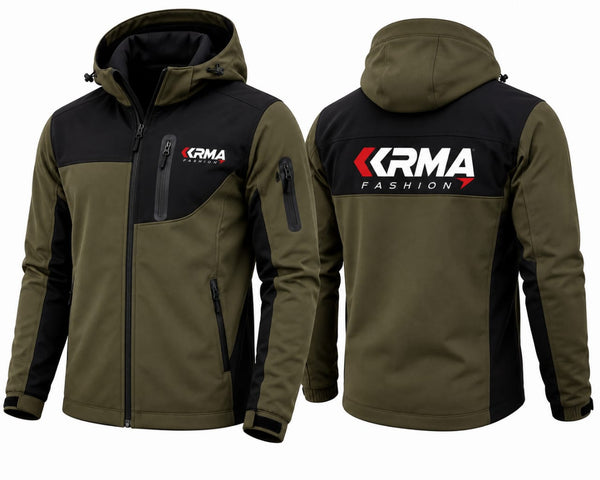 Custom Men's Softshell Hooded Jacket Manufacturer | OEM &amp; Private Label | KRMA Fashion